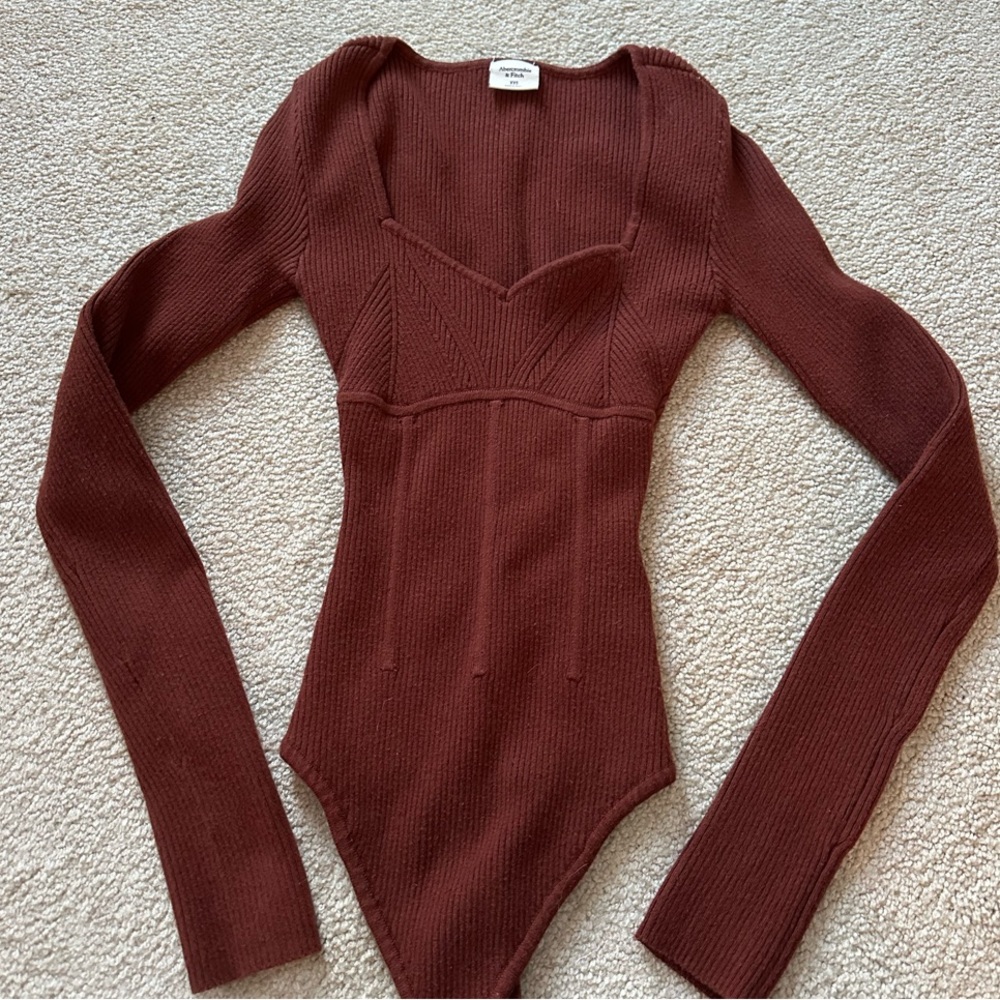 Abercrombie and Fitch Long Sleeve Bodysuit